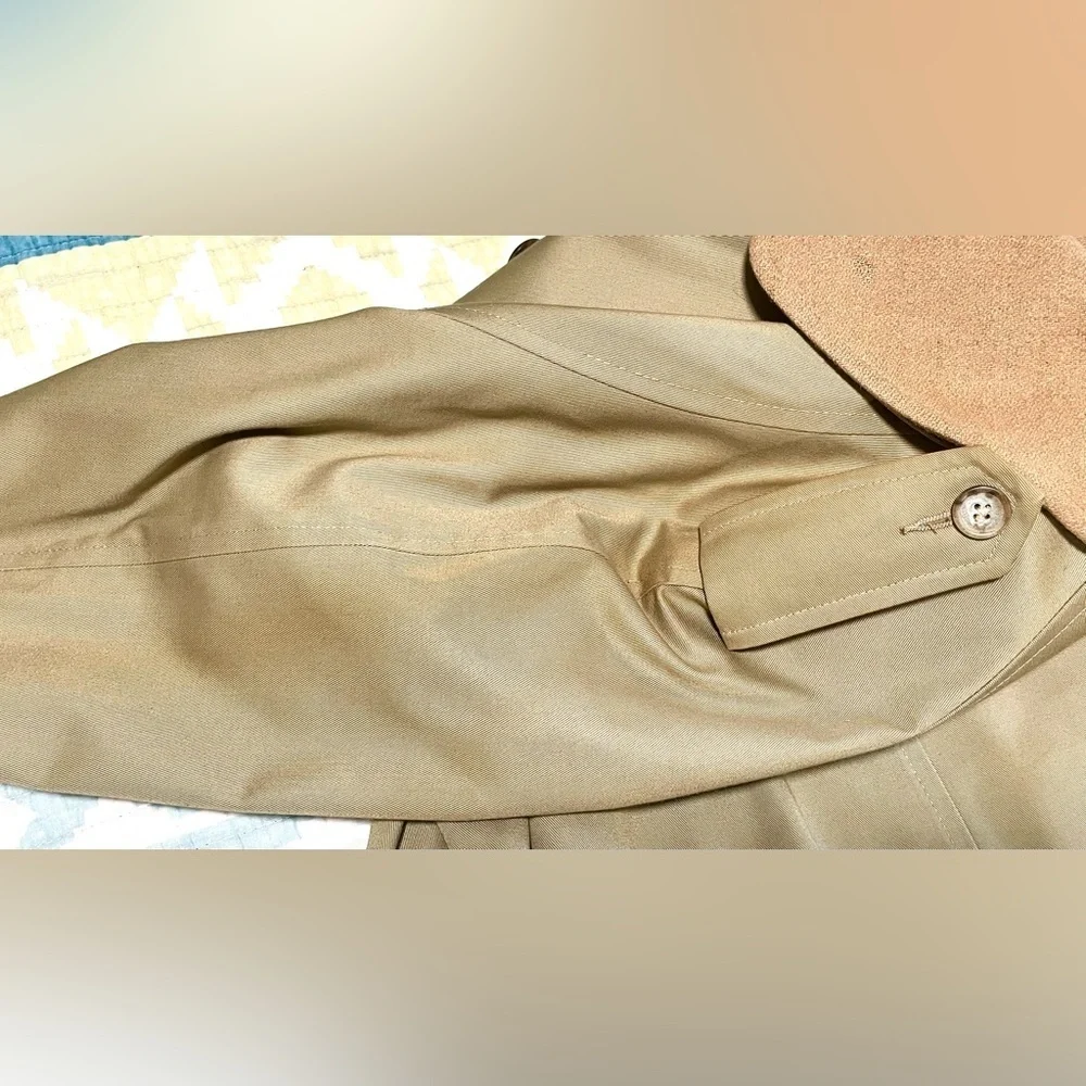 Austin Reed 1970s Vintage Tan Regent Street Trench Coat London Heritage Men 38R